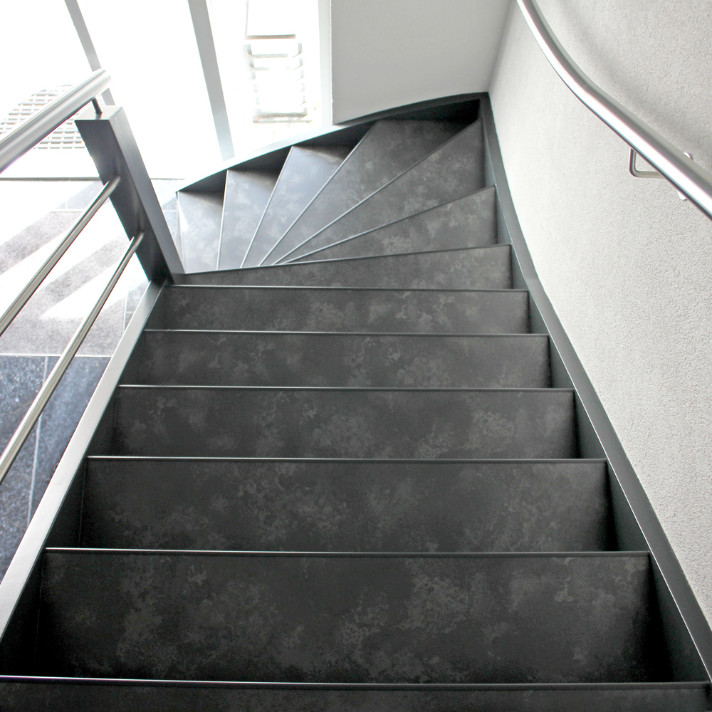 Traprenovatie - Segovia Slate als trapbekleding