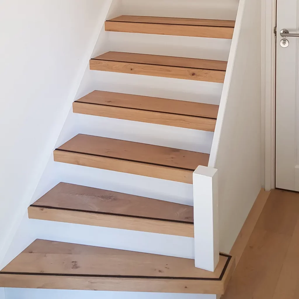 Wood White traprenovatie - trapslijtage voorkomen