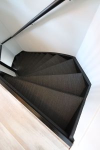 Woven trapbekleding trap renovatie