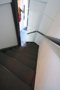 Woven trapbekleding trap renovatie