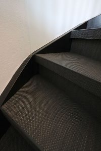 Woven trapbekleding trap renovatie