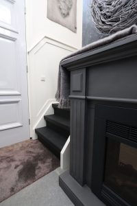 traprenovatie beton in de kleur RAL9017100