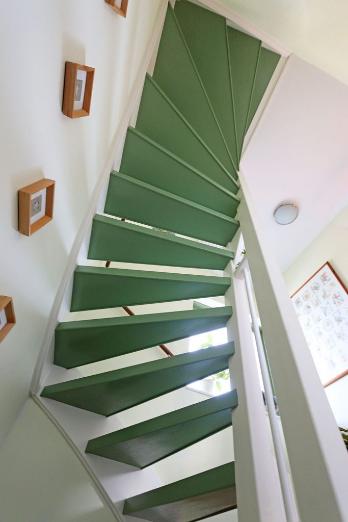Paintwood PaleGreen traprenovatie