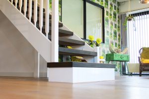 Houten traprenovatie Charcoal