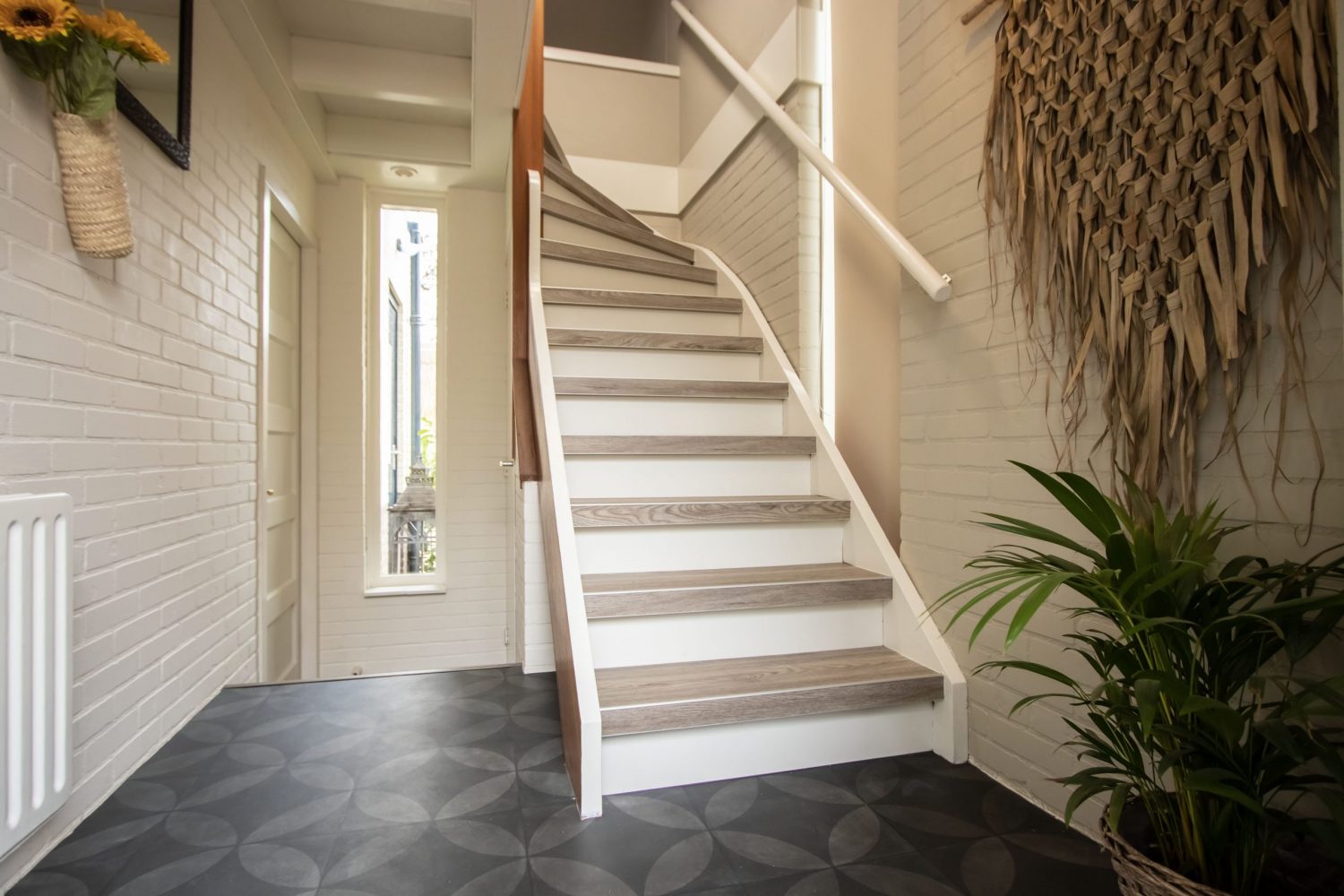 Traprenovatie PVC in houtlook