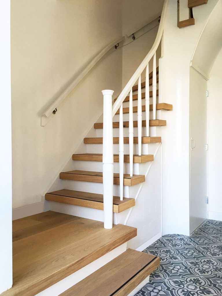 Houten traprenovatie Bourbon