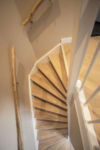 Dichte traprenovatie met PVC