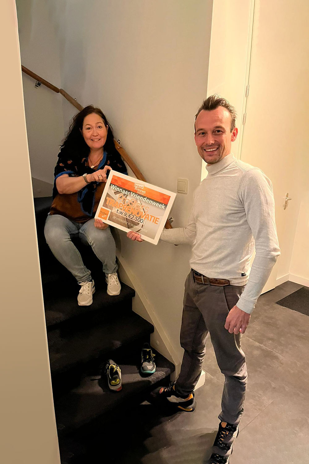 Prijs winnaar GrootNieuwsRadio Vriendenweek