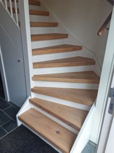Houten traprenovatie