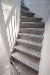 HPL Traprenovatie - Concrete Platinum