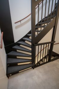 Woven trapbekleding trap renovatie