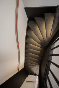 Woven trapbekleding trap renovatie