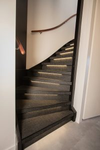 Woven trapbekleding trap renovatie
