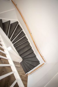 PVC traprenovatie steenlook in Boskoop