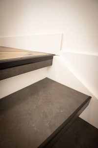 PVC traprenovatie steenlook in Boskoop