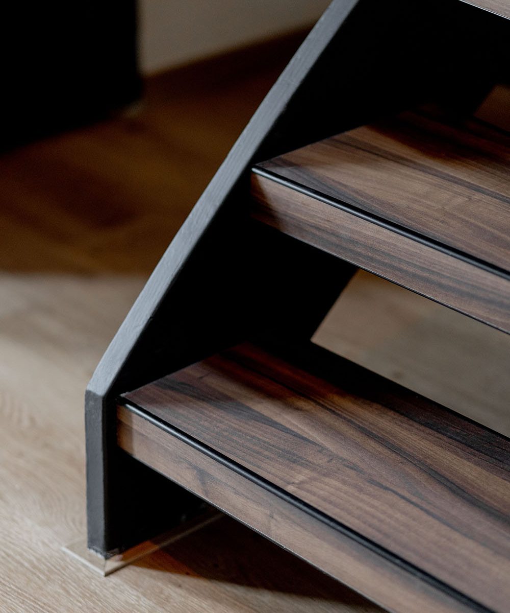 Open trap renoveren PVC