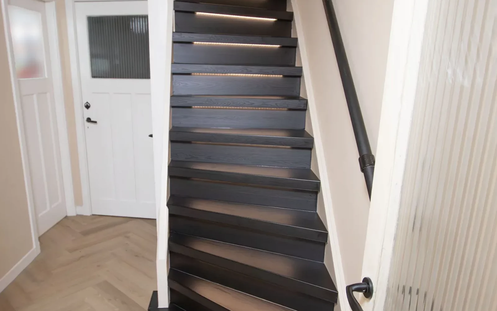 traprenovatie met HPL laminaat